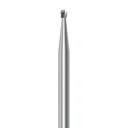 HP carbide pear bur C.7.012.HP: plain cut, diameter 1.2 mm - Frank Dental