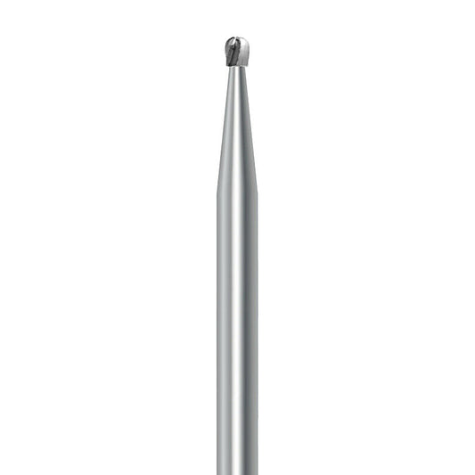 HP carbide pear bur C.7.012.HP: plain cut, diameter 1.2 mm - Frank Dental