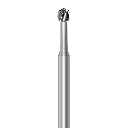 HP carbide round bur C.1.025.HP: plain cut, 2.5 mm diameter - Frank Dental