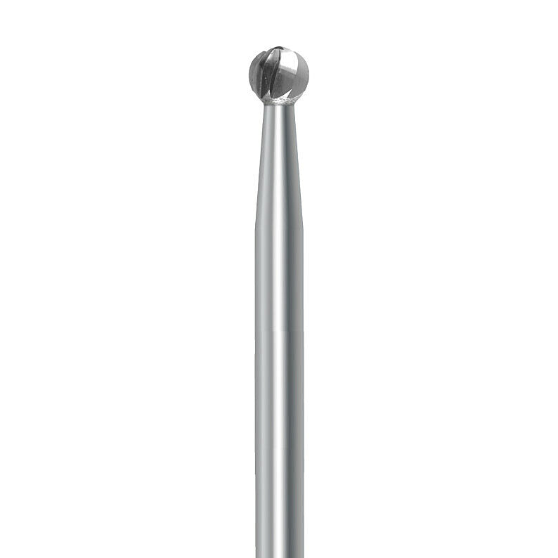 HP carbide round bur C.1.029.HP: plain cut, diameter 2.9 mm - Frank Dental