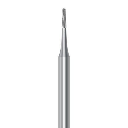 HP carbide flat-end taper bur C.23.009.HP: plain cut, diameter 0.9 mm - Frank Dental