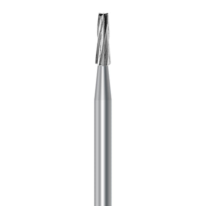 HP carbide flat-end taper bur C.23.018.HP: plain cut, diameter 1.8 mm - Frank Dental