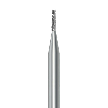 HP carbide flat-end taper bur C.33.008.HP: spiral cut, 0.8 mm diameter - Frank Dental
