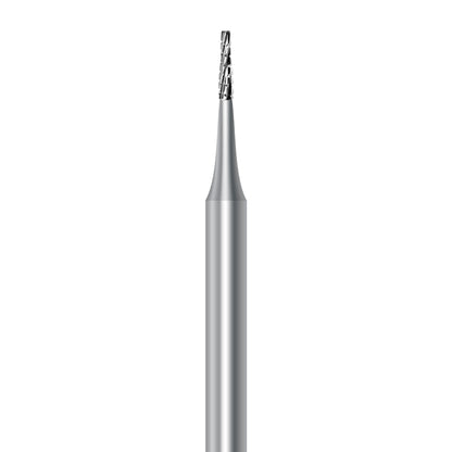 HP carbide flat-end taper bur C.33.009.HP: spiral cut, 0.9 mm diameter - Frank Dental