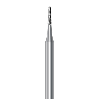 HP carbide flat-end taper bur C.33.010.HP: spiral cut, diameter 1.0 mm - Frank Dental
