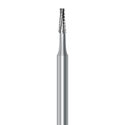 HP carbide flat-end taper bur C.33.016.HP: spiral cut, diameter 1.6 mm - Frank Dental
