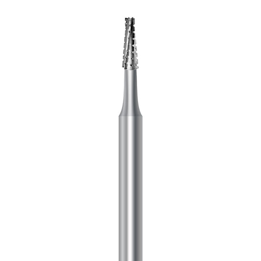 HP carbide flat-end taper bur C.33.016.HP: spiral cut, diameter 1.6 mm - Frank Dental
