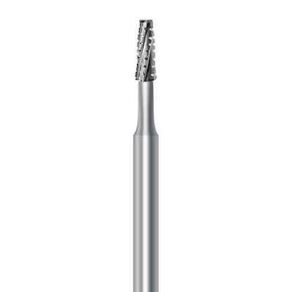 HP carbide flat-end taper bur C.33.021.HP: spiral cut, diameter 2.1 mm - Frank Dental