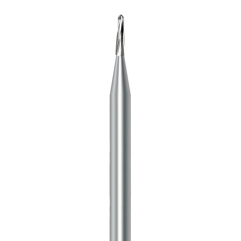 HP carbide round-end taper bur C.23RSK.010.HP: cross cut, diameter 1.0 mm - Frank Dental
