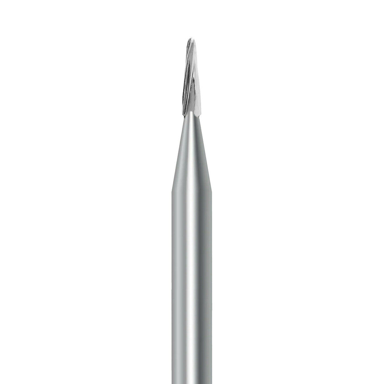HP carbide round-end taper bur C.23RSE.009.HP: plain cut, 0.9 mm diameter - Frank Dental