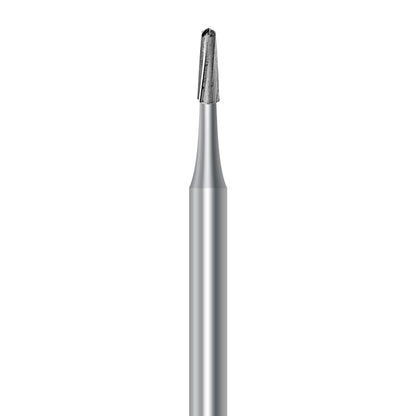 HP carbide round-end taper bur C.23R.014.HP: plain cut, diameter 1.4 mm - Frank Dental