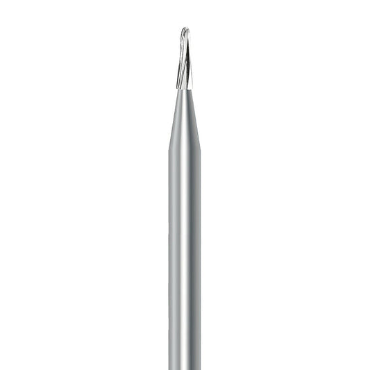 HP carbide round-end taper bur C.23RSE.010.HP: plain cut, diameter 1.0 mm - Frank Dental