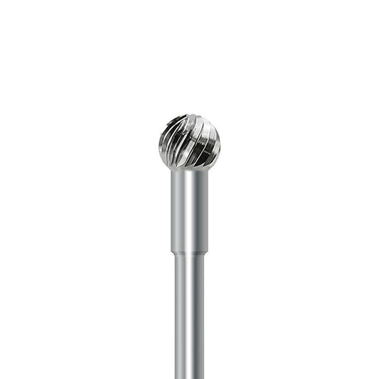 HP carbide cutter C.71E.104.050 for PMMA denture acrylics and dental plaster: round, diameter 5.0 mm - Frank Dental