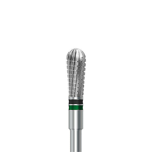 HP carbide cutter C.77EQ.104.040 for soft liners, nylon, and night guards: pear, diameter 4.0 mm - Frank Dental