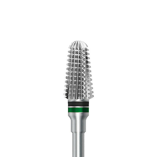 HP carbide cutter C.351EQ.104.060 for soft liners, nylon, and night guards: round-end taper, diameter 6.0 mm - Frank Dental
