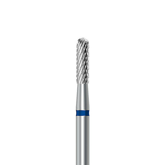 HP carbide cutter C.129K.104.023: round-end cylinder, medium cross-cut, diameter 2.3 mm - Frank Dental