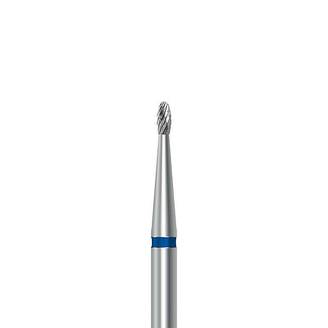 HP carbide cutter C.73K.104.014: egg, medium cross-cut, diameter 1.4 mm - Frank Dental