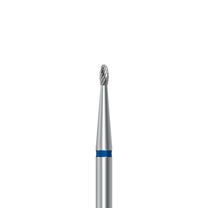 HP carbide cutter C.73K.104.014: egg, medium cross-cut, diameter 1.4 mm - Frank Dental