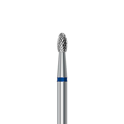 HP carbide cutter C.73K.104.023: egg, medium cross-cut, diameter 2.3 mm - Frank Dental