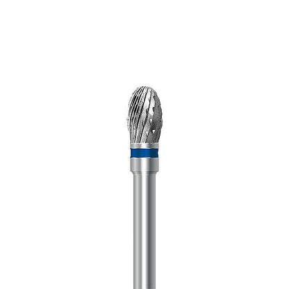 HP carbide cutter C.73K.104.040: egg, medium cross-cut, diameter 4.0 mm - Frank Dental