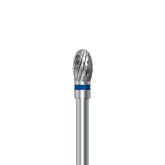 HP carbide cutter C.73K.104.040: egg, medium cross-cut, diameter 4.0 mm - Frank Dental