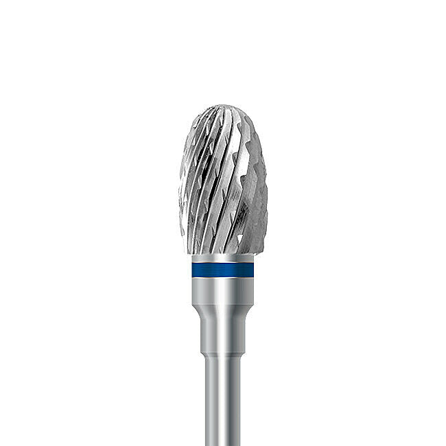 HP carbide cutter C.73K.104.060: egg, medium cross-cut, diameter 6.0 mm - Frank Dental