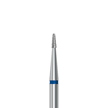 HP carbide cutter C.138K.104.014: round-end taper, medium cross-cut, diameter 1.4 mm - Frank Dental