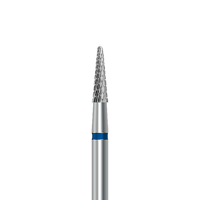HP carbide cutter C.138K.104.023: round-end taper, medium cross-cut, diameter 2.3 mm - Frank Dental
