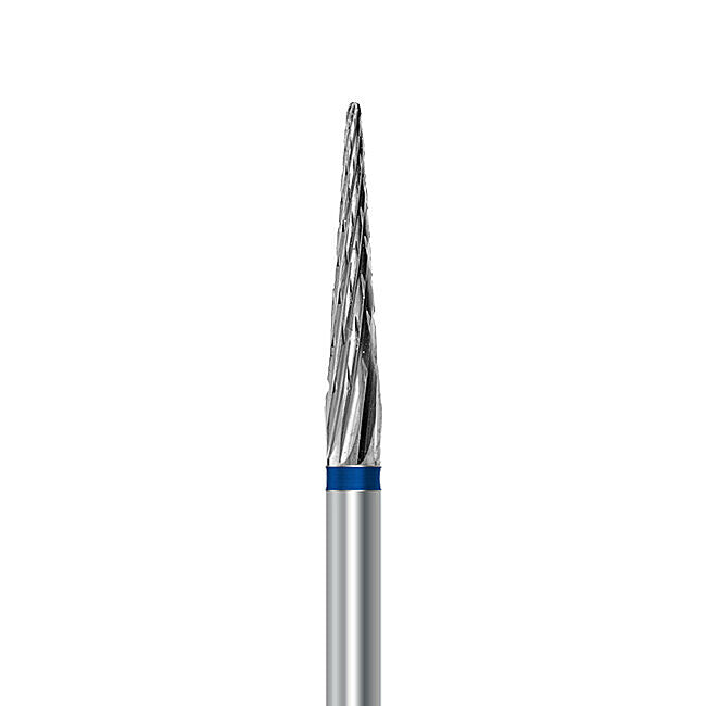 HP carbide cutter C.257KR.104.023: round-end taper, medium cross-cut, diameter 2.3 mm - Frank Dental