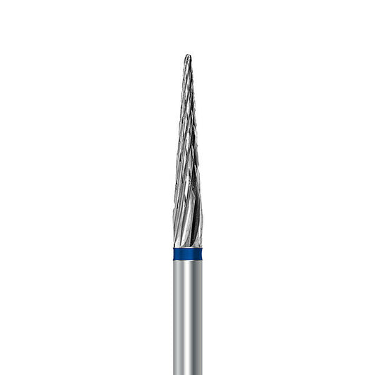 HP carbide cutter C.257KR.104.023: round-end taper, medium cross-cut, diameter 2.3 mm - Frank Dental