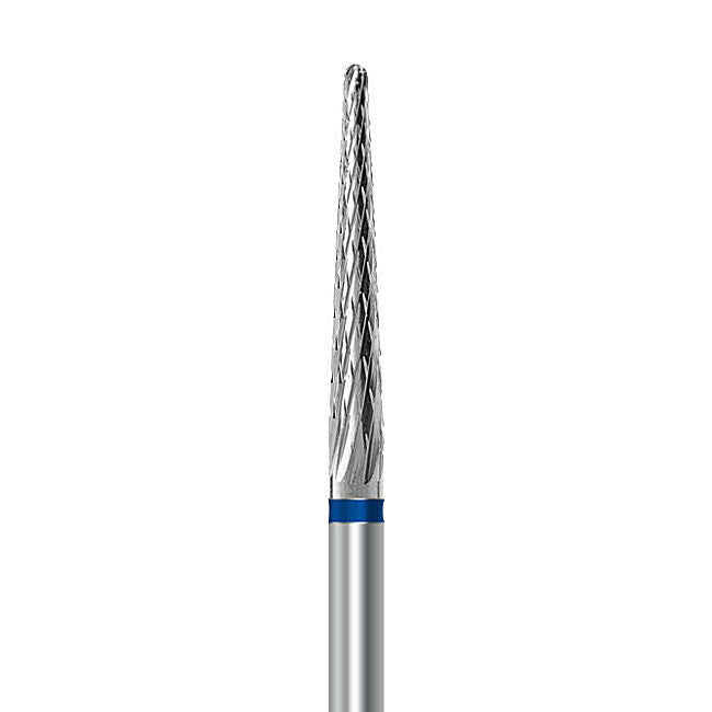 HP carbide cutter C.261K.104.023: round-end taper, medium cross-cut, diameter 2.3 mm - Frank Dental