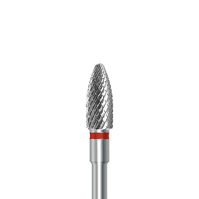HP carbide cutter C.251KF.104.040: bullet, fine cross-cut, diameter 4.0 mm - Frank Dental