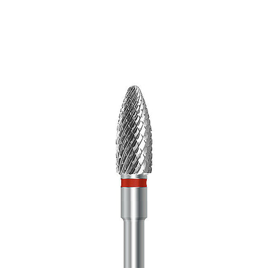 HP carbide cutter C.251KF.104.040: bullet, fine cross-cut, diameter 4.0 mm - Frank Dental