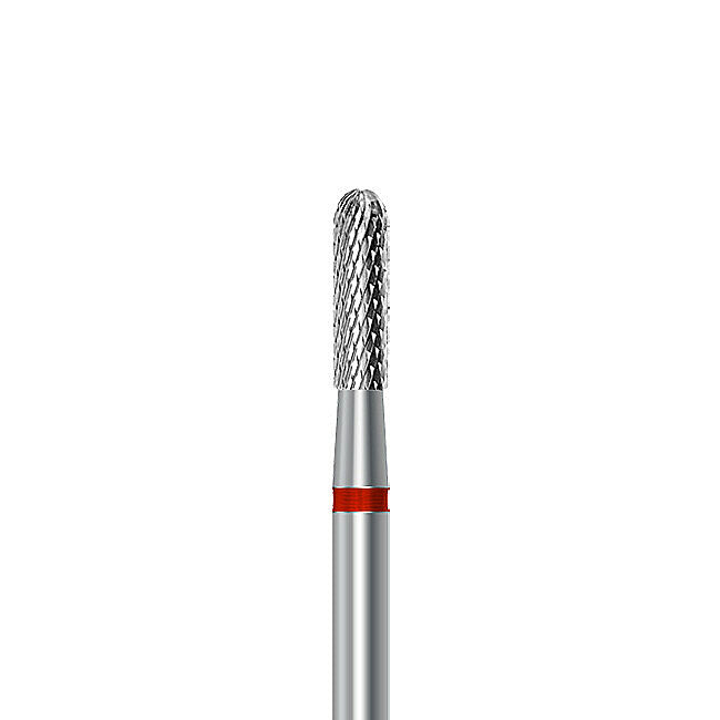 HP carbide cutter C.129KF.104.023: round-end cylinder, fine cross-cut, diameter 2.3 mm - Frank Dental