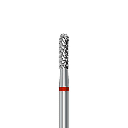 HP carbide cutter C.129KF.104.023: round-end cylinder, fine cross-cut, diameter 2.3 mm - Frank Dental