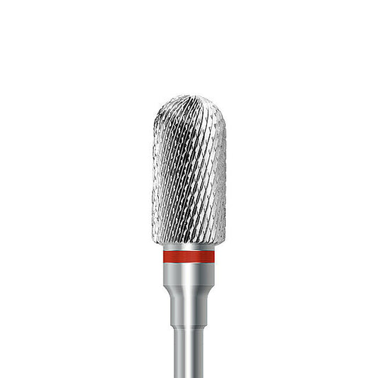 HP carbide cutter C.72KF.104.060: round-end cylinder, fine cross-cut, diameter 6.0 mm - Frank Dental