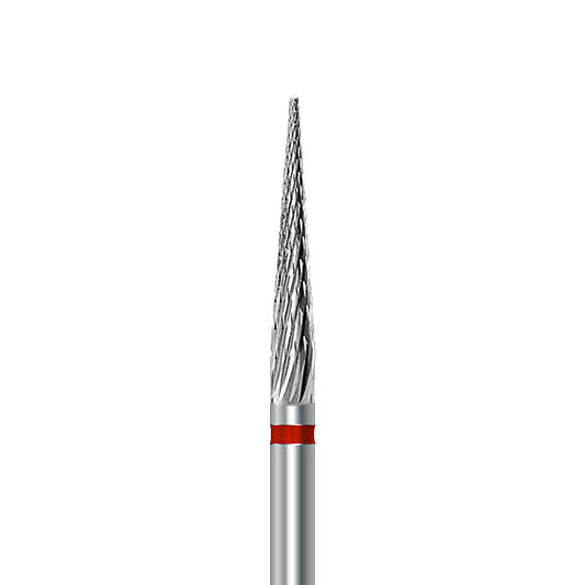 HP carbide cutter C.257KF.104.023: pointed taper, fine cross-cut, diameter 2.3 mm - Frank Dental