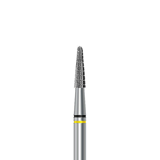 HP carbide cutter C.138KFQ.104.023 for palladium and dental alloys: round-end taper, diameter 2.3 mm - Frank Dental