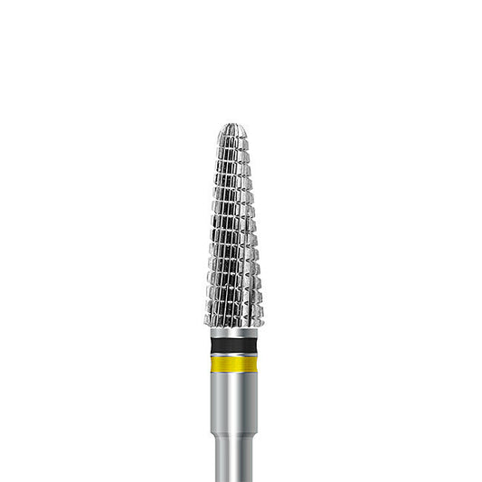 HP carbide cutter C.79KFQ.104.040 for palladium and dental alloys: round-end taper, diameter 4.0 mm - Frank Dental