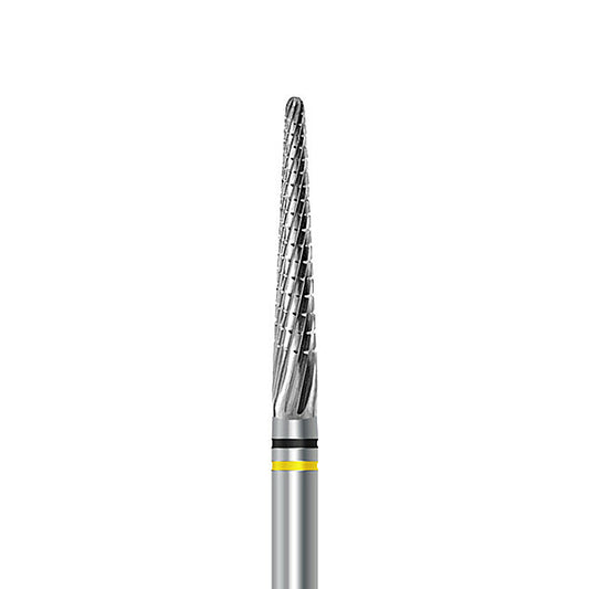 HP carbide cutter C.261KFQ.104.023 for palladium and dental alloys: round-end taper, diameter 2.3 mm - Frank Dental