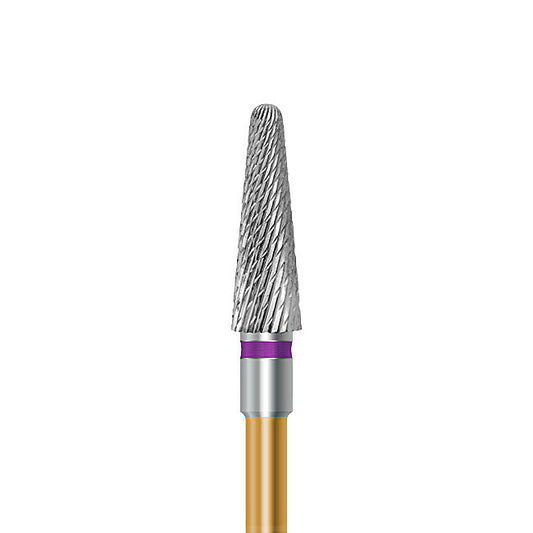 HP carbide cutter C.79KFQK.104.040 for veneering materials: round-end taper, diameter 4.0 mm - Frank Dental