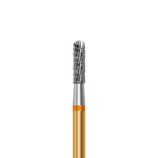 HP carbide cutter C.129KFQM.104.023 for palladium and dental alloys: round-end cylinder, diameter 2.3 mm - Frank Dental