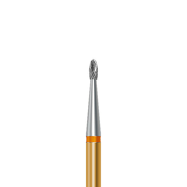HP carbide cutter C.73KFQM.104.014 for palladium and dental alloys: egg, diameter 1.4 mm - Frank Dental