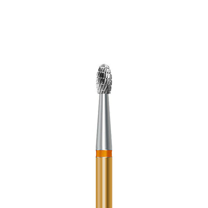 HP carbide cutter C.73KFQM.104.023 for palladium and dental alloys: egg, diameter 2.3 mm - Frank Dental