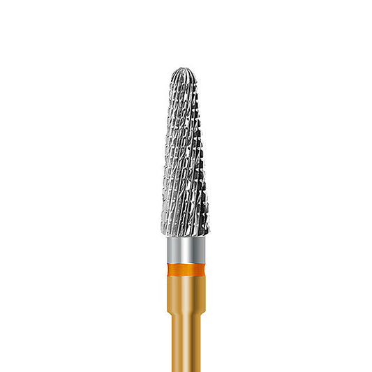 HP carbide cutter C.79KFQM.104.040 for palladium and dental alloys: round-end taper, diameter 4.0 mm - Frank Dental