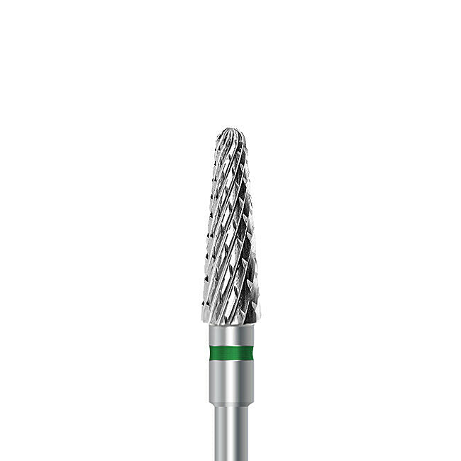 HP carbide cutter C.79KG.104.040 for dry plaster and hard denture acrylics: round-end taper, diameter 4.0 mm - Frank Dental