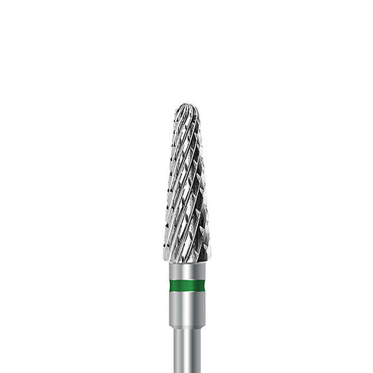 HP carbide cutter C.79KG.104.040 for dry plaster and hard denture acrylics: round-end taper, diameter 4.0 mm - Frank Dental