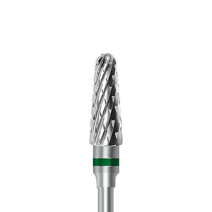 HP carbide cutter C.79KG.104.050 for dry plaster and hard denture acrylics: round-end taper, diameter 5.0 mm - Frank Dental