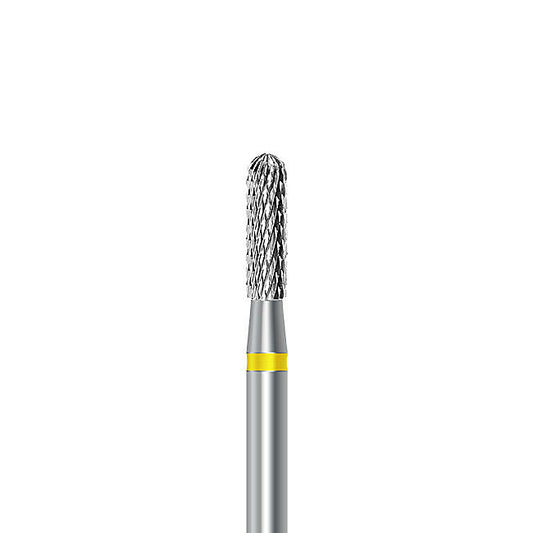 HP carbide cutter C.129KSF.104.023: round-end cylinder, extra-fine cross-cut, diameter 2.3 mm - Frank Dental