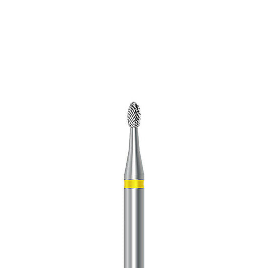 HP carbide cutter C.73KSF.104.014: egg, extra-fine cross-cut, diameter 1.4 mm - Frank Dental